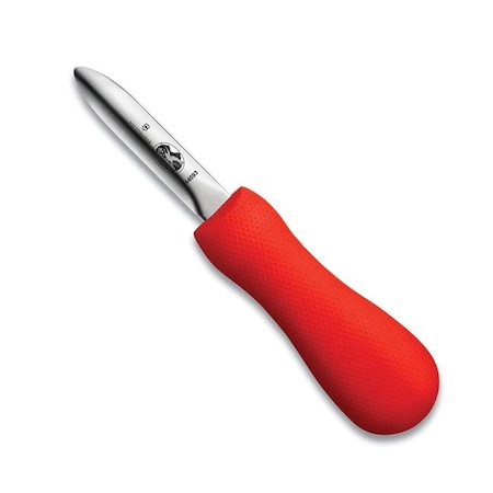 SWISS ARMS Swiss Army Brands VIC-44693 2019 Victorinox Specialty Knives & Tools Oyster Knife with New Haven Style; Bent Tip & Super Grip; Red - 2 in. Blade VIC-44693